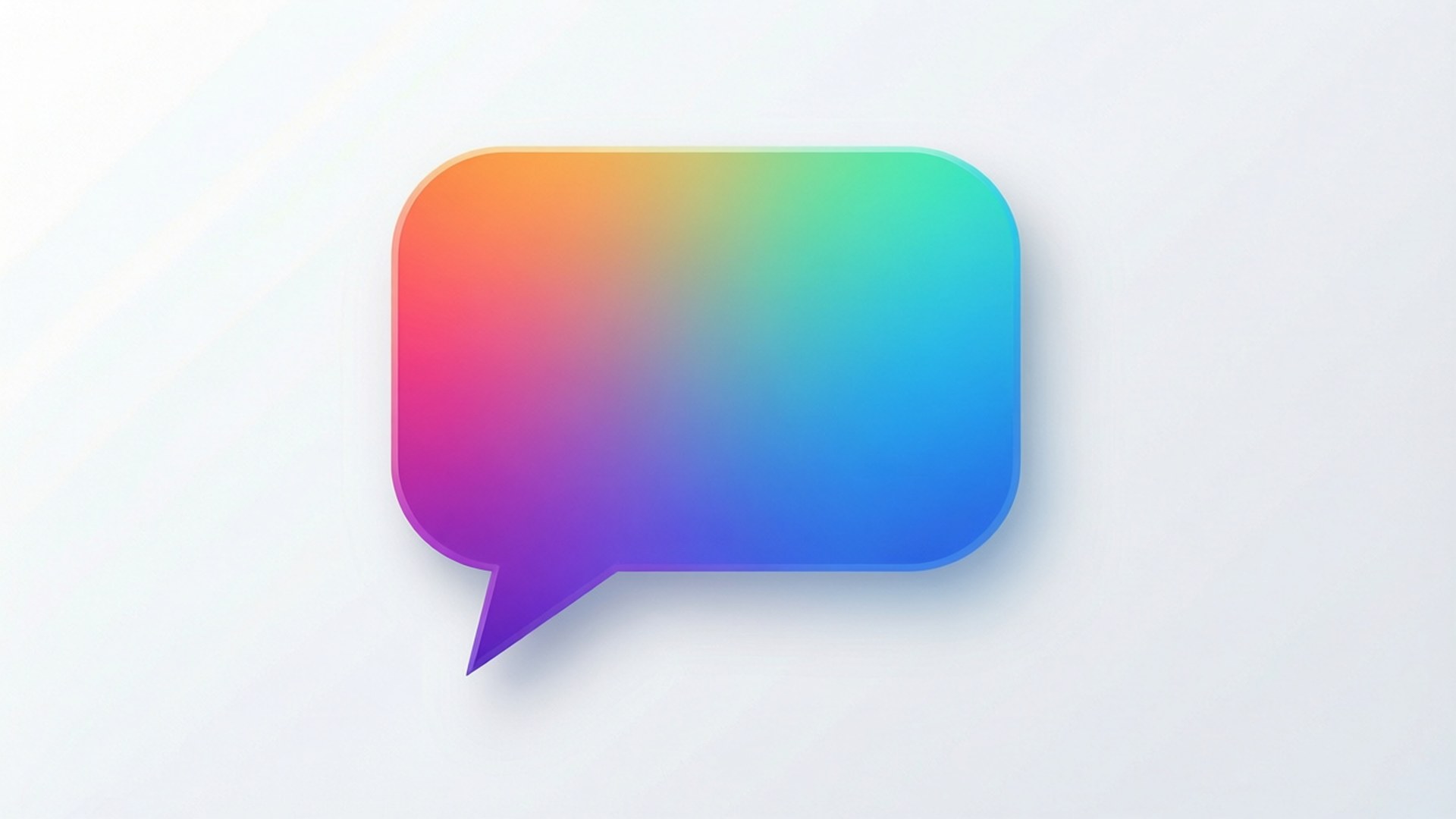 Gradient SMS Bubble Bakgrunner