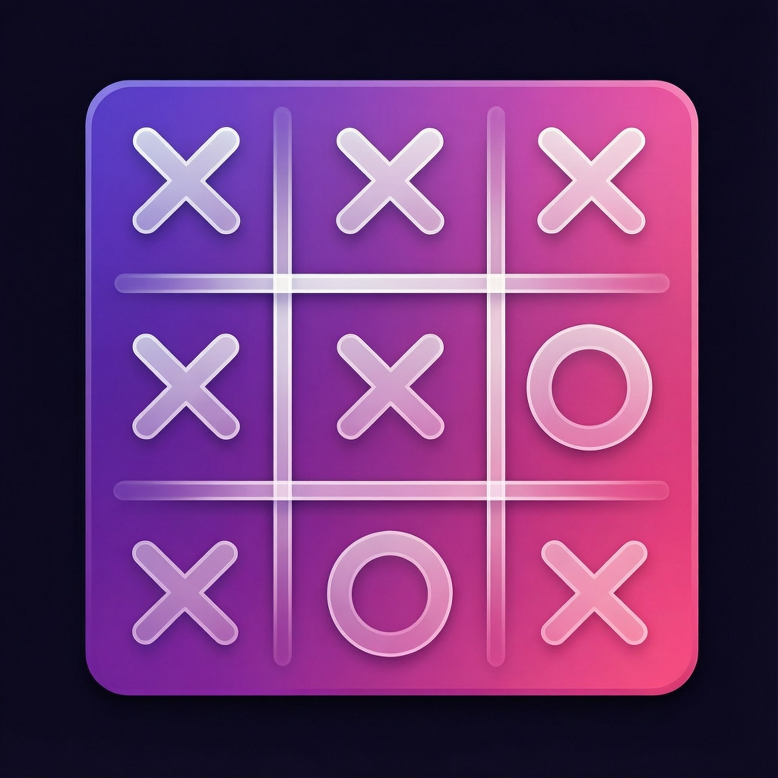 Gradient Tic Tac Toe Achtergronden