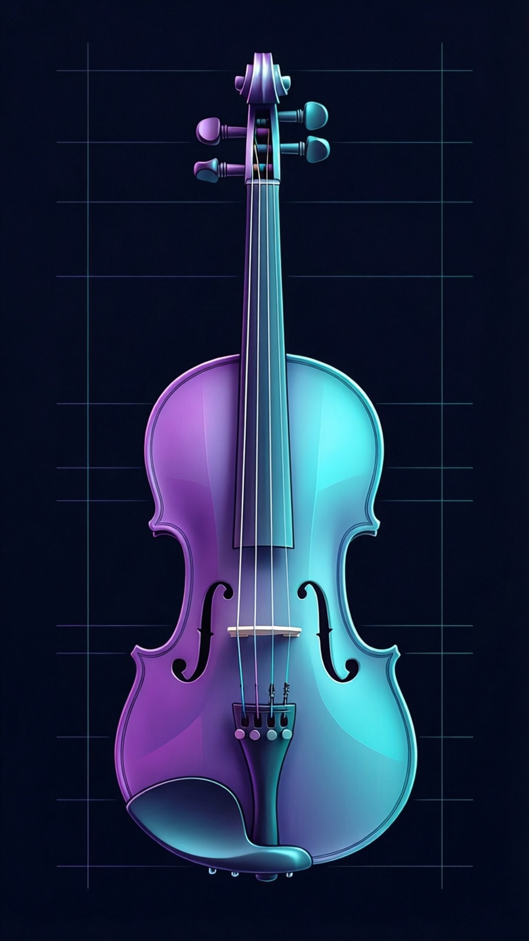 Gradient Violin Fonds d'écran