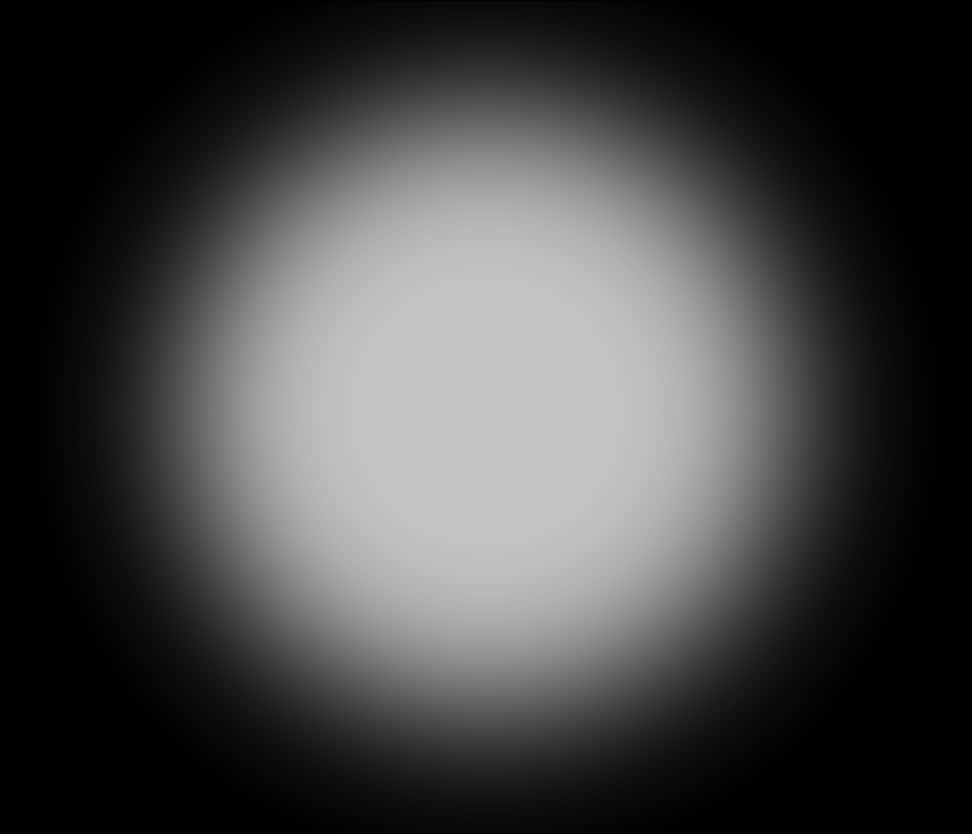 Gradient White Circleon Black Background PNG
