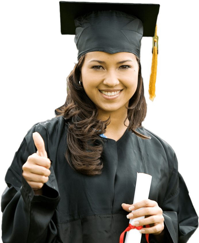 Graduate Success Thumbs Up.png PNG
