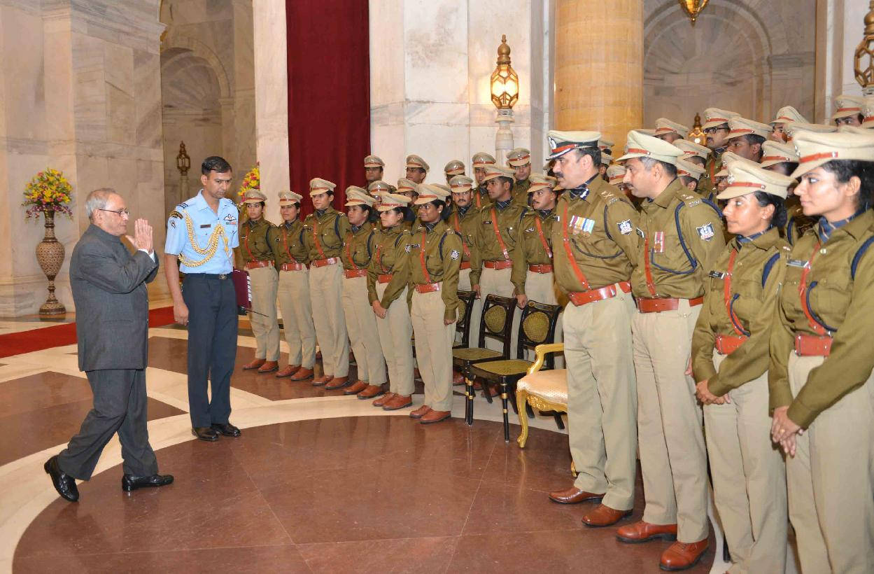 Graduating Indian Police Officers