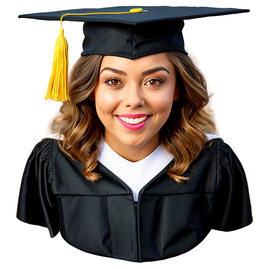 Download Graduation Birrete Front View Png 35 | Wallpapers.com