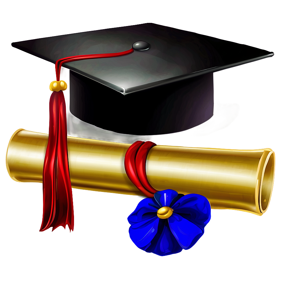Graduation Cap And Diploma Png Ilg PNG