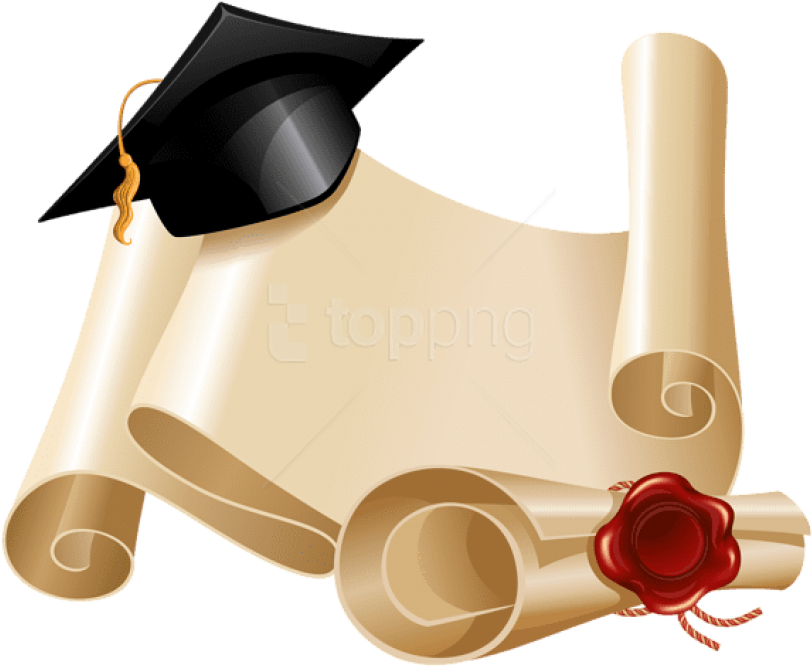 Graduation Cap Diploma Seal.png PNG