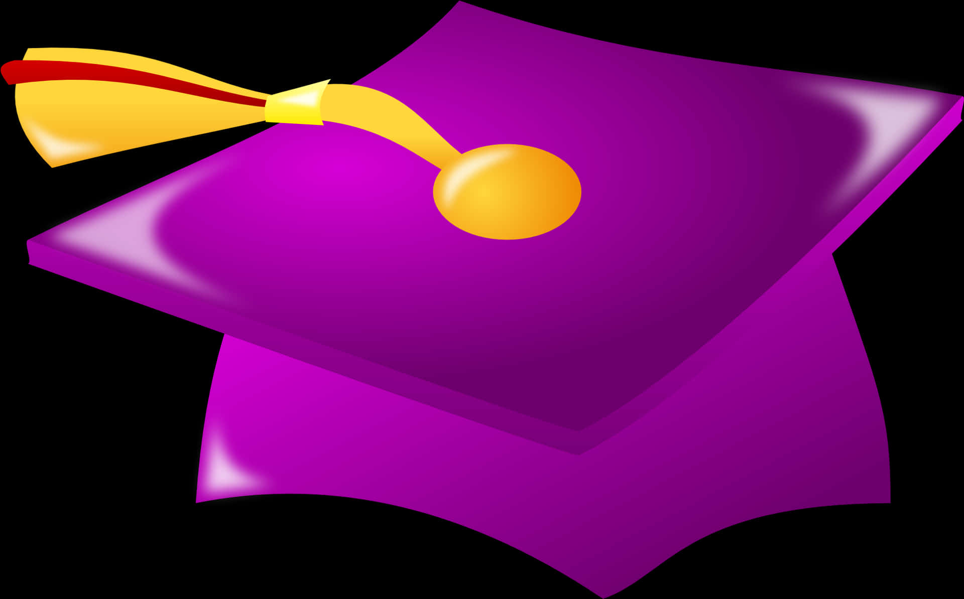 Graduation Cap Illustration PNG
