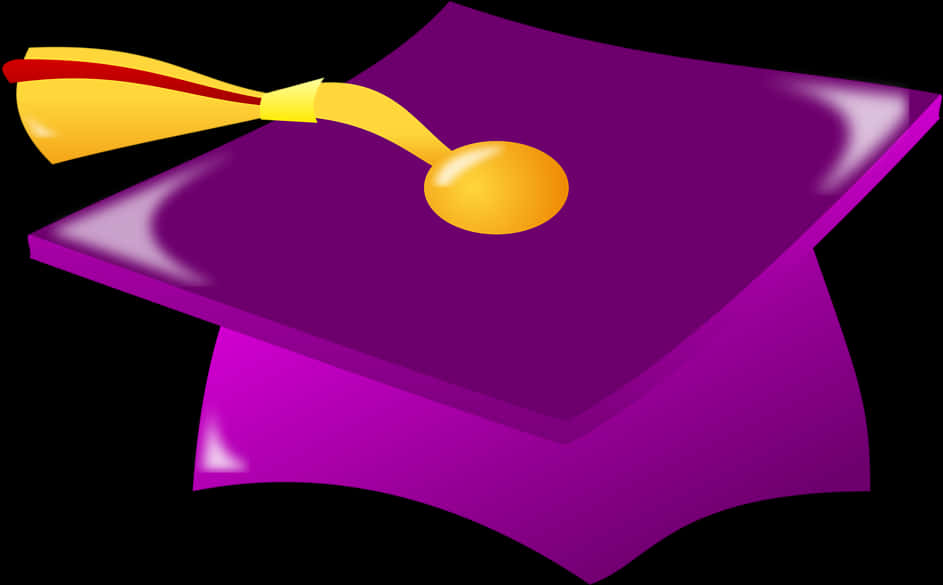 Graduation Cap Vector Illustration PNG