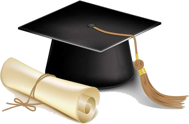 Graduation Capand Diploma PNG