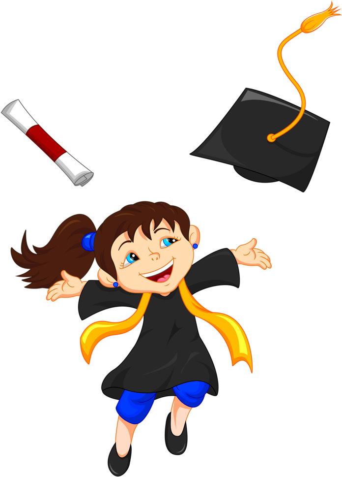 Graduation Celebration Cartoon Child PNG