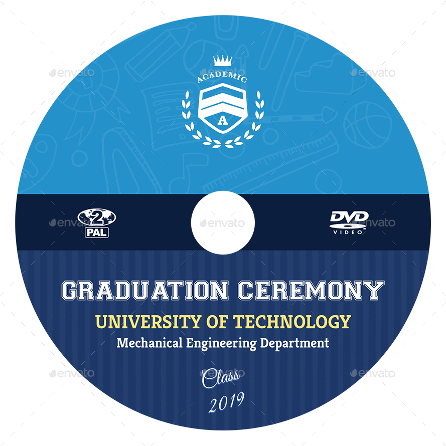 Graduation Ceremony D V D Cover2019 PNG