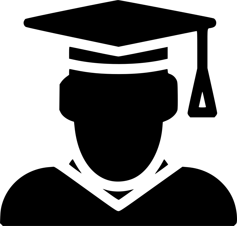 Graduation Icon Silhouette PNG