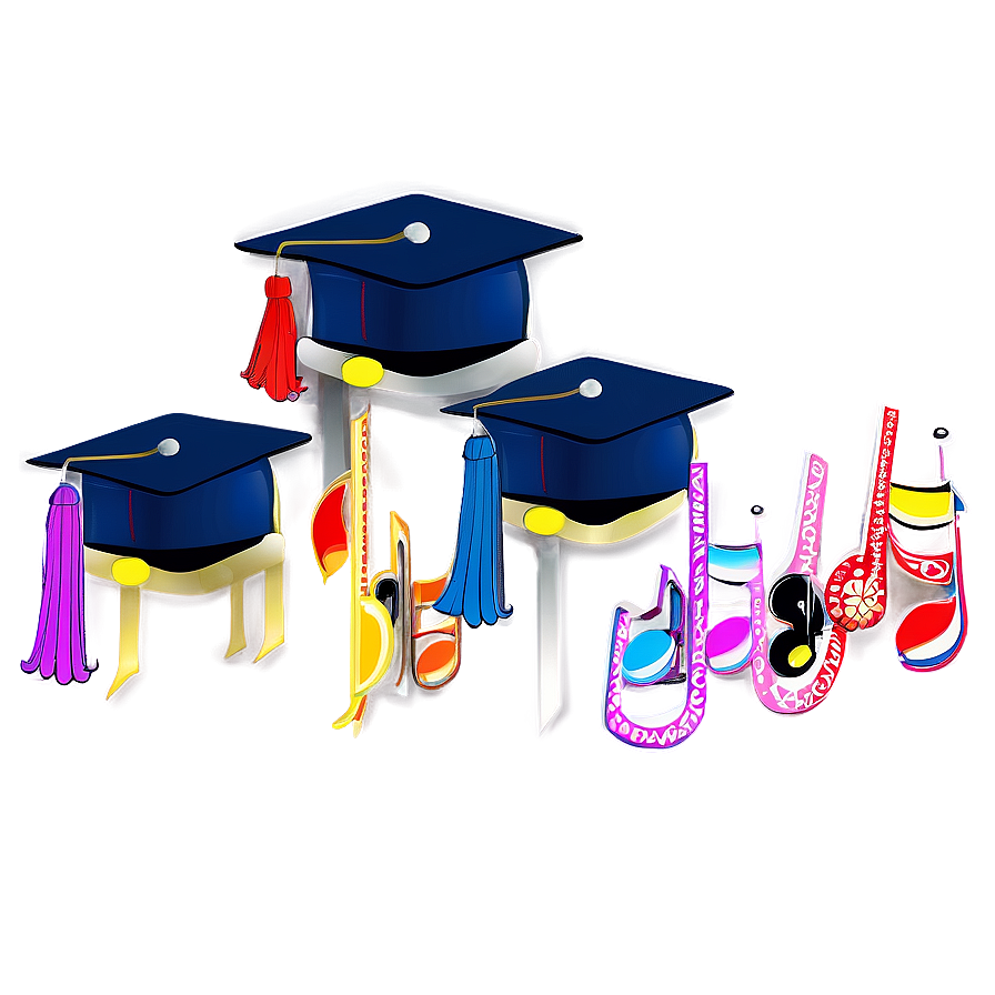 Graduation Music Png 05232024 PNG