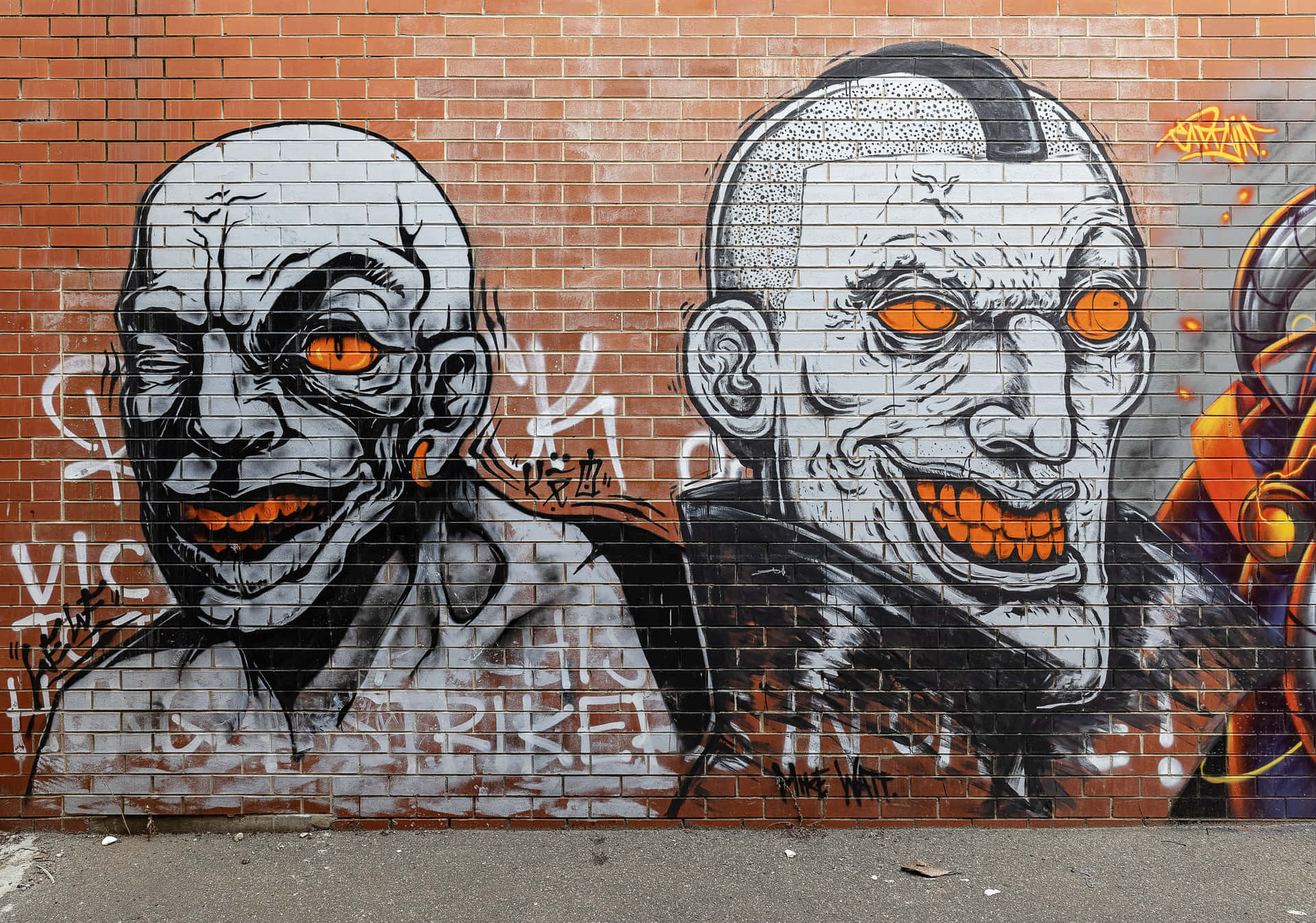 Vibrant Urban Graffiti Wallpaper