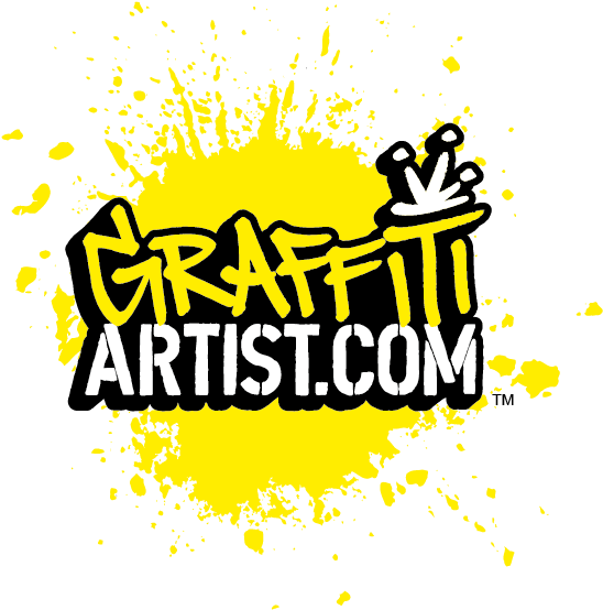 Graffiti Artist Logo Yellow Splash PNG