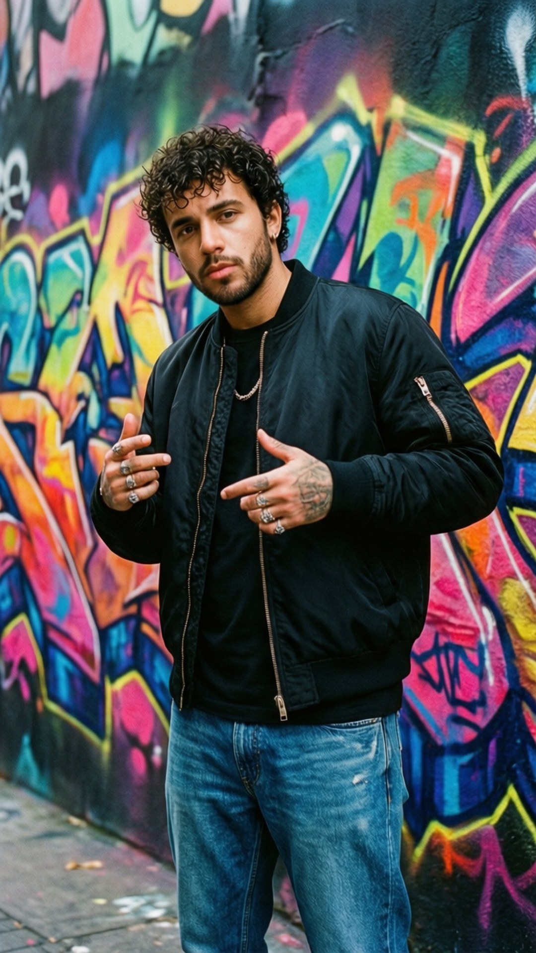 Graffiti-Hintergrund Hintergrundbilder