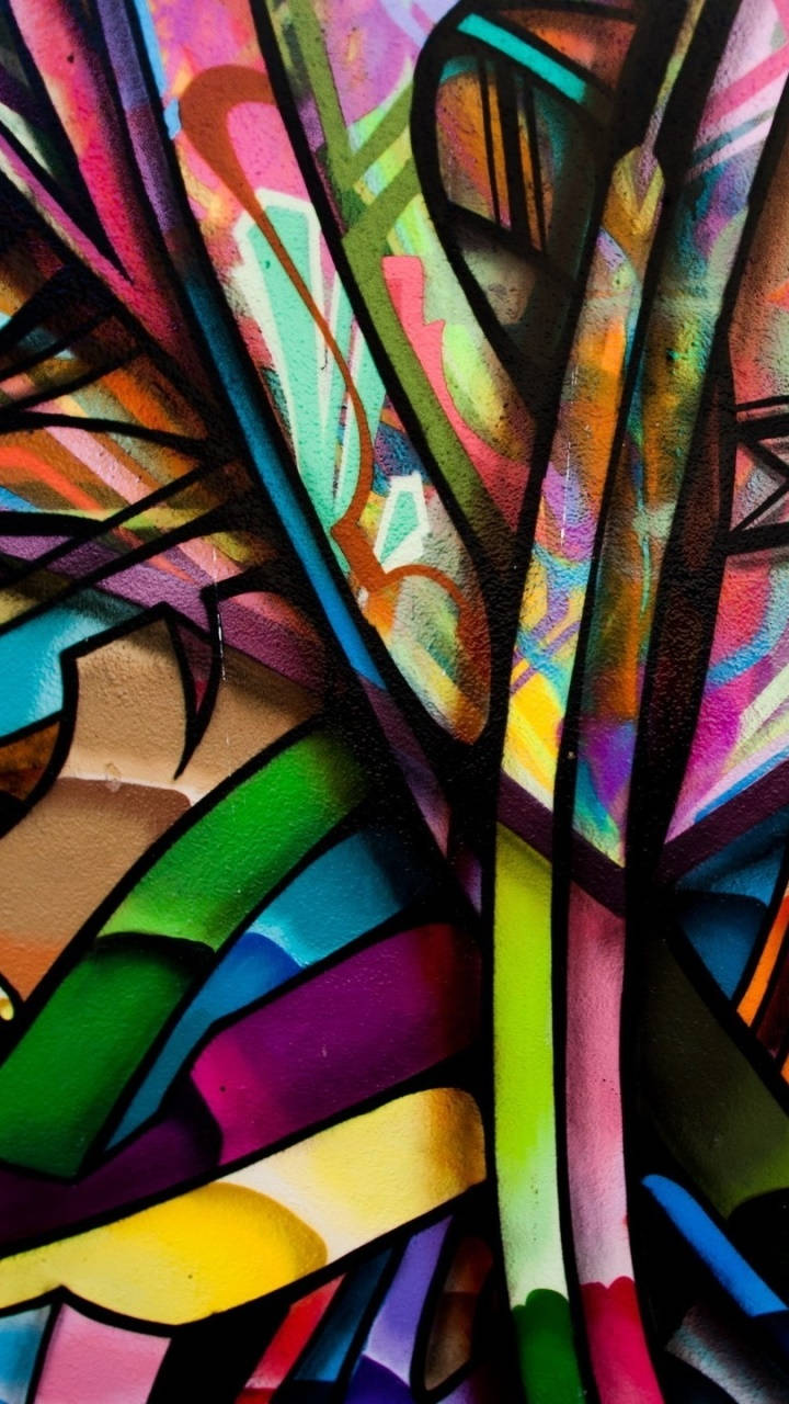 Graffiti Colorful Iphone 5s Background