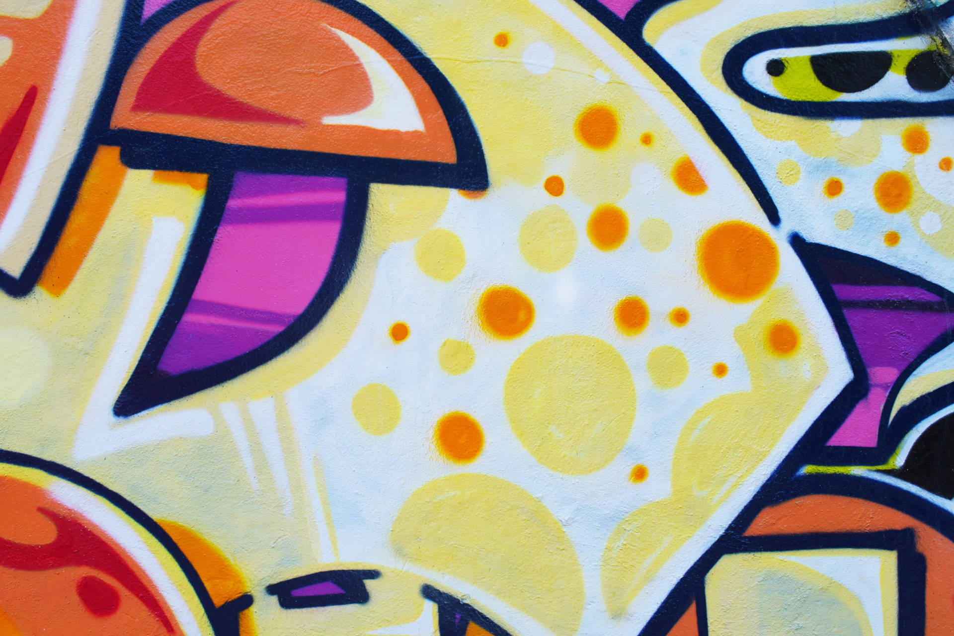 Graffiti Complex Abstract Wallpaper