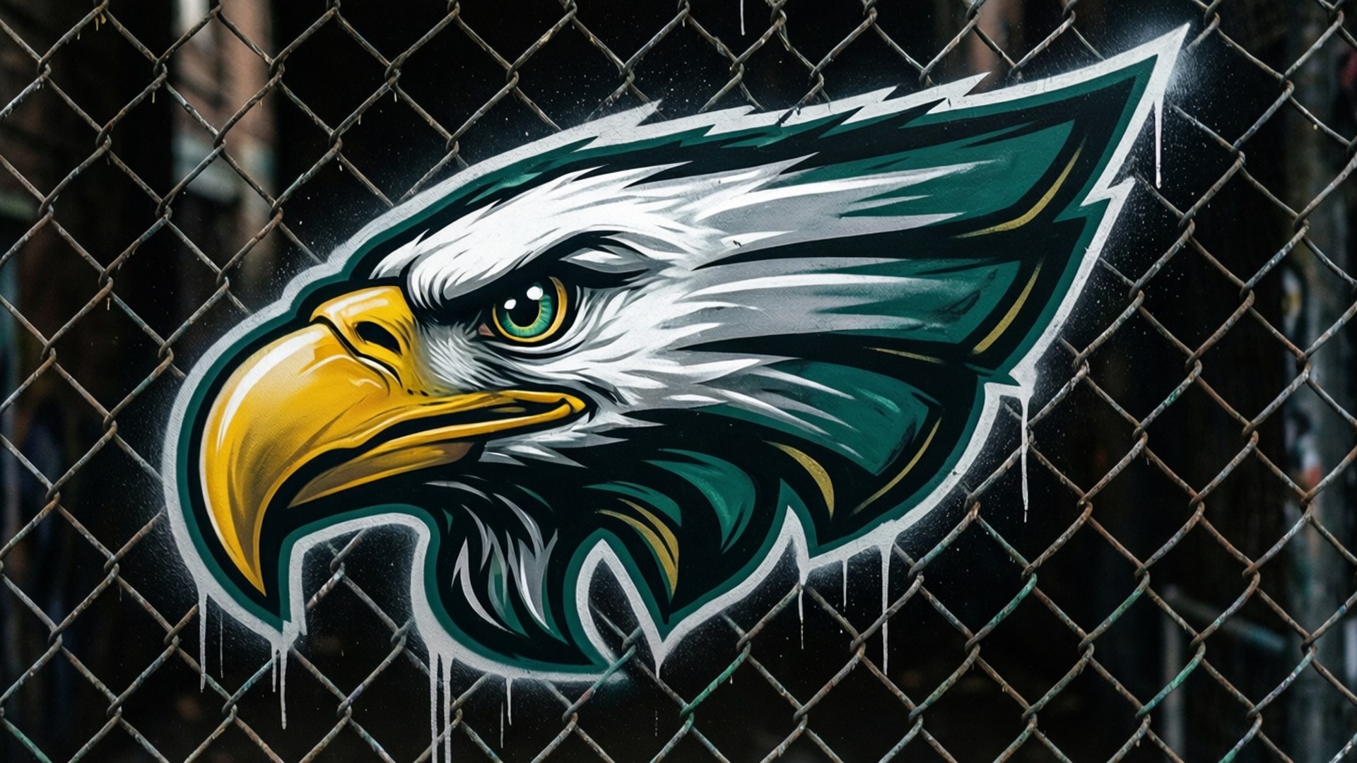 Graffiti Eagle Wallpaper