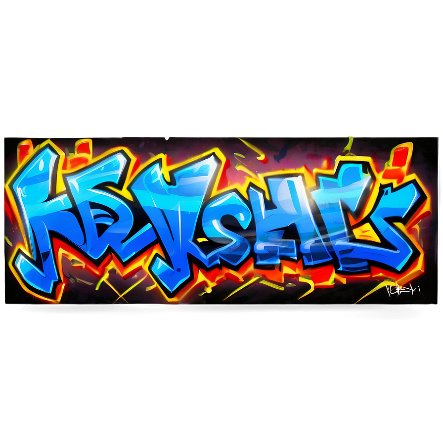 Graffiti Piece Png 05032024 PNG