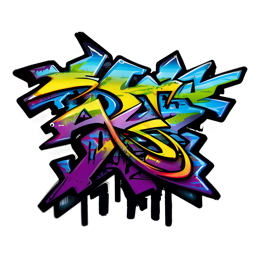 Graffiti Print Png Yyx77 PNG