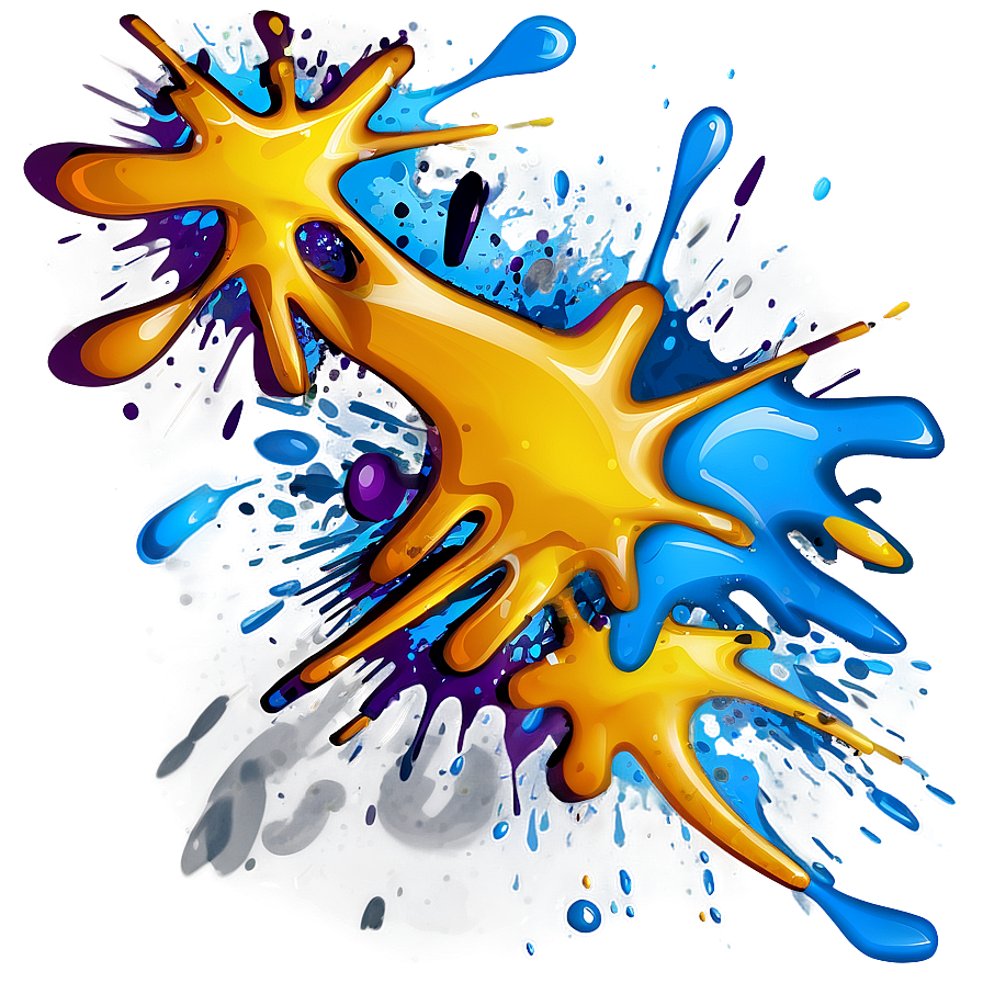 Graffiti Splat Png 21 PNG