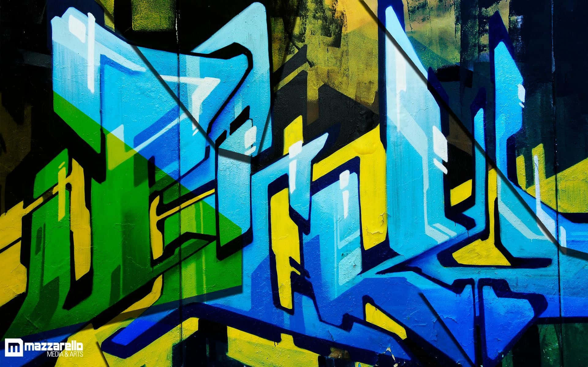Baggrundmed Graffiti Væg