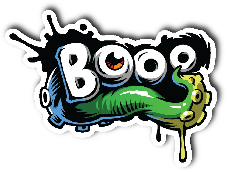 Graffiti_ Style_ Boo_ Illustration PNG