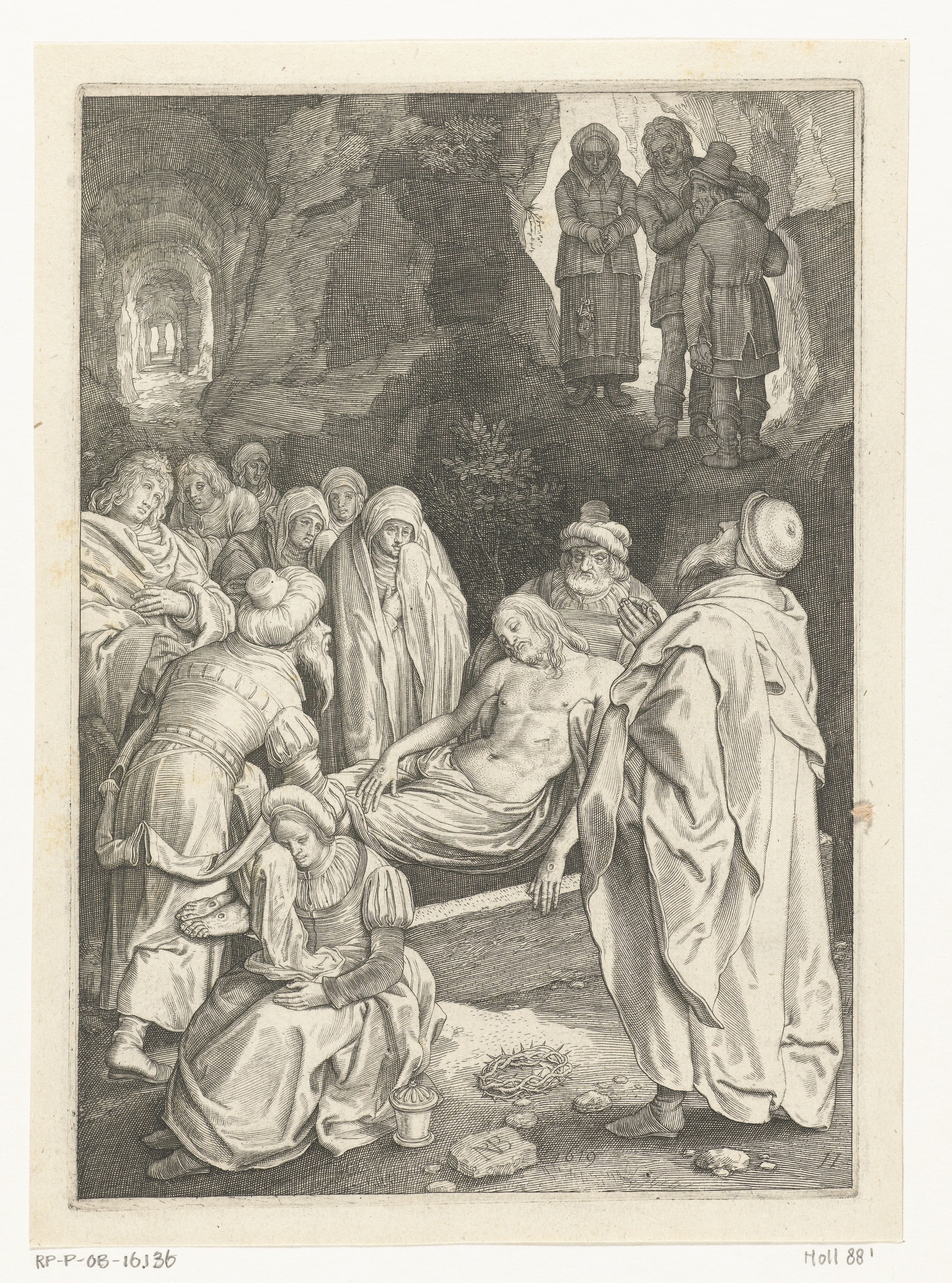 Graflegging van Christus Wallpaper