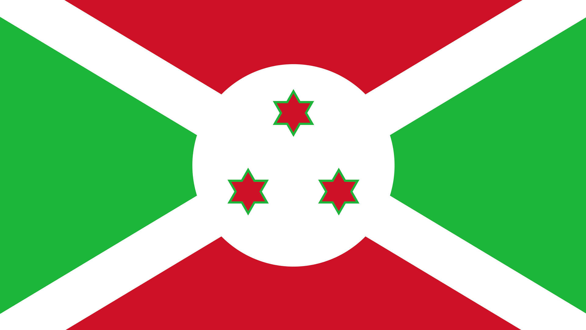 Grahic Drawing Of Burundi Flag Background