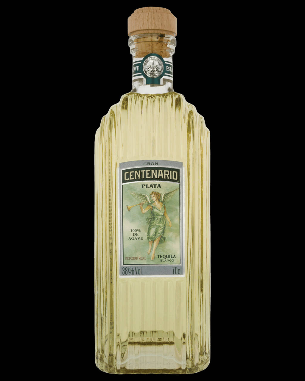 Botellade Tequila Gran Centenario Plata Como Fondo De Pantalla Para Computadora O Móvil. Fondo de pantalla