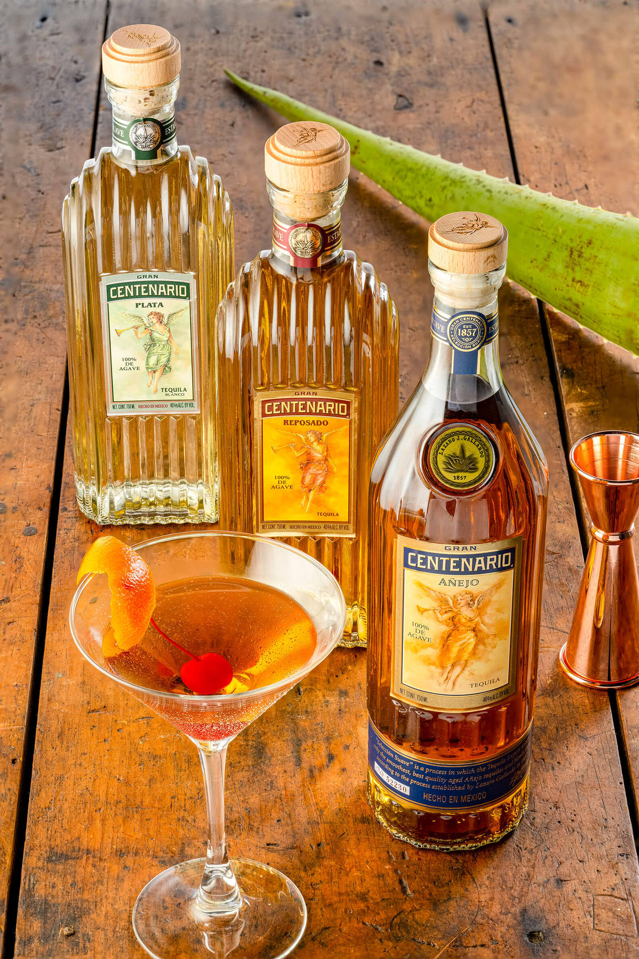 A Premium Taste of Gran Centenario Tequila Cocktail Wallpaper