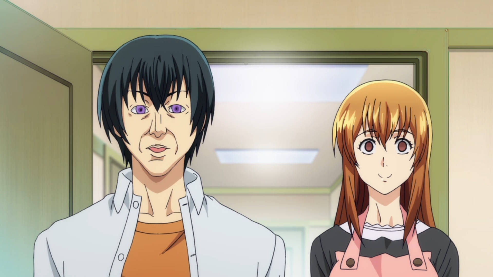Grand Blue Surprised Faces Background