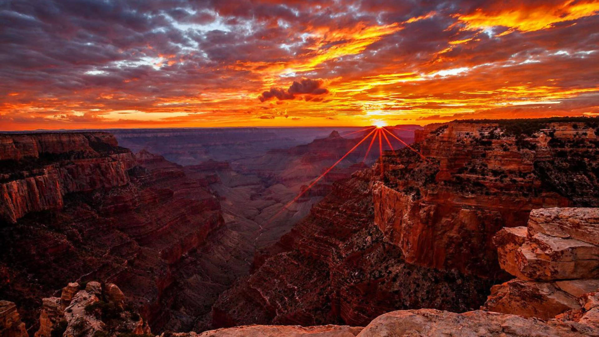 Grand Canyon Beautiful Sunset Wallpaper