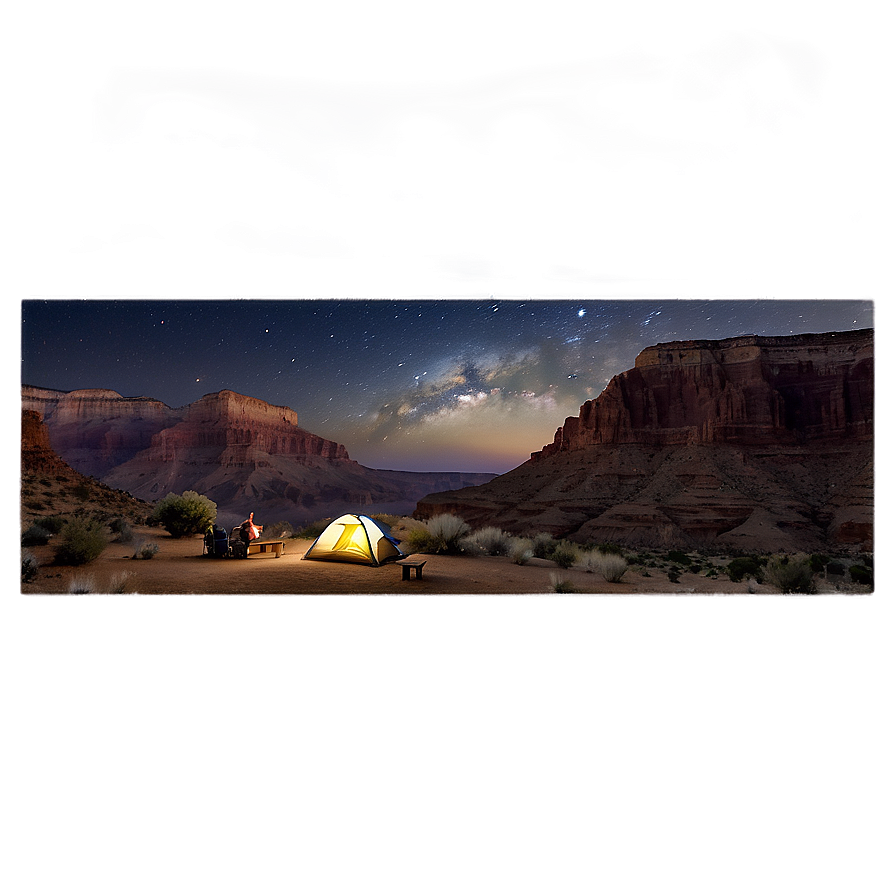 Grand Canyon Camping Night Scene Png 76 PNG