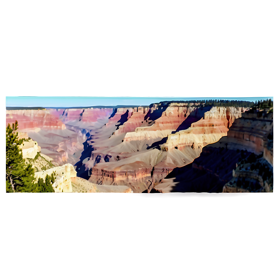 Grand Canyon North Rim Vista Png 06242024 PNG