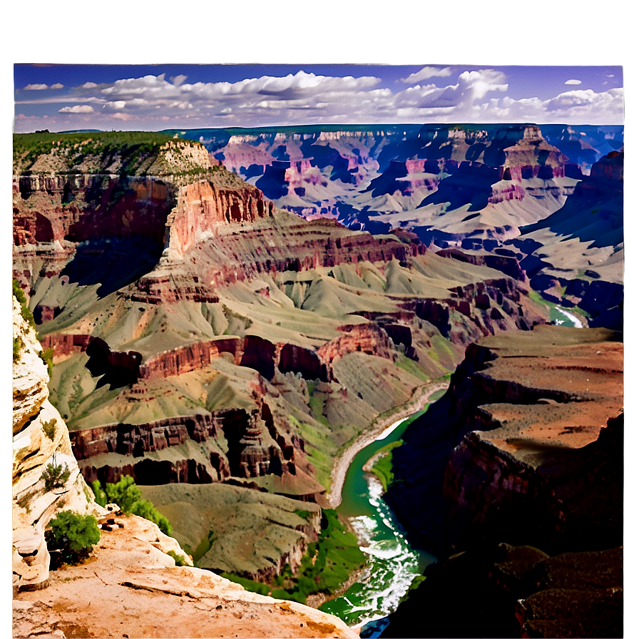 Grand Canyon Panoramic Cliffside View Png 67 PNG