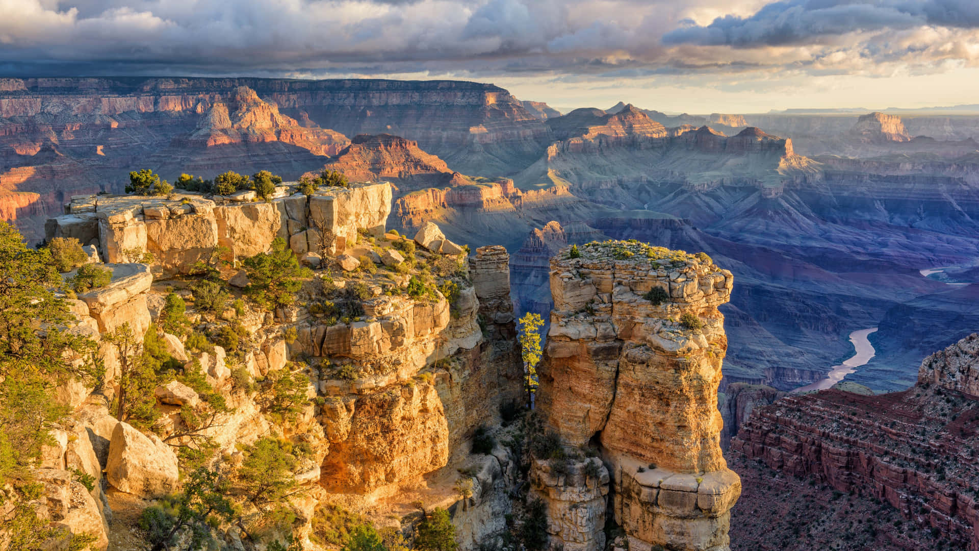 Cahaya Senja Grand Canyon 4k Wallpaper