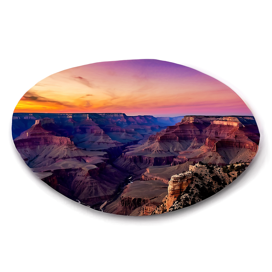 Grand Canyon Sunset Silhouette Png Jsq49 PNG