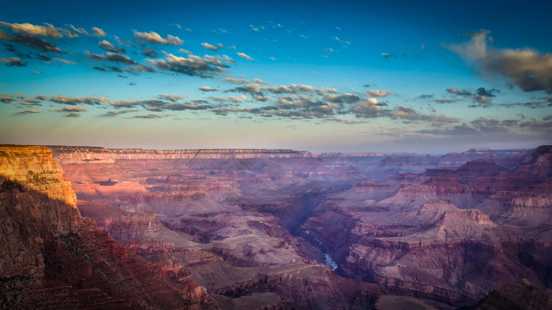 Grand Canyon Zonsondergang Uitzicht 4k Achtergrond