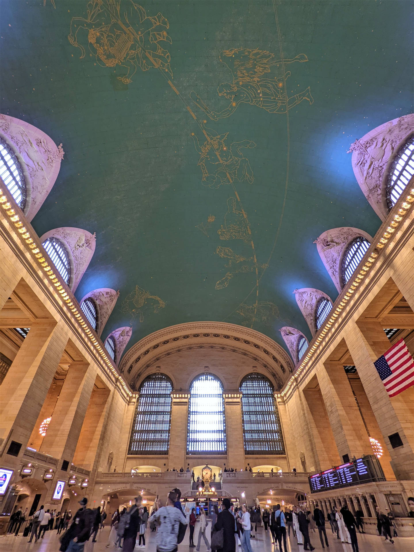 Grand Central Station Ceiling Wallpaper