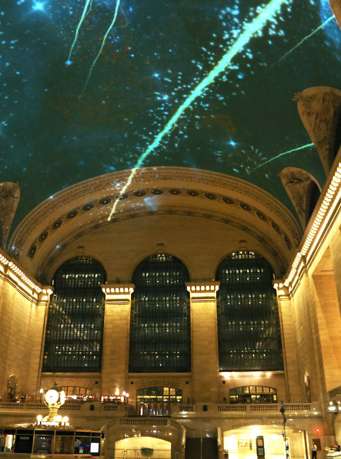 Grand Central Station Light Show Picture
