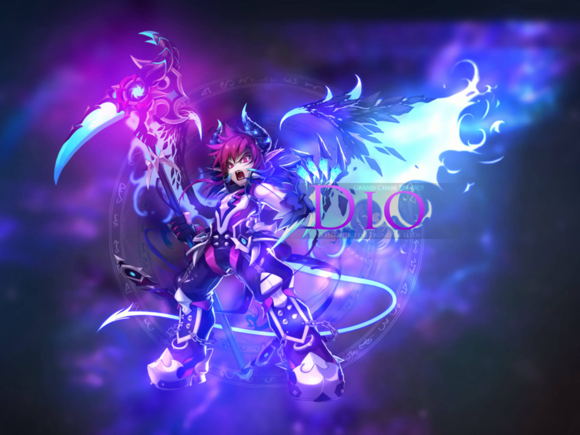 Grand Chase Dio Blue Light