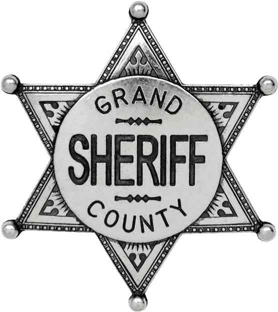 Grand County Sheriff Badge PNG