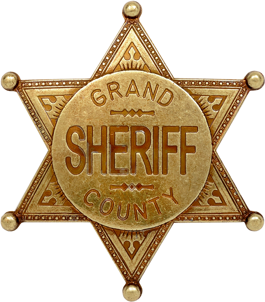 Download Grand County Sheriff Badge | Wallpapers.com