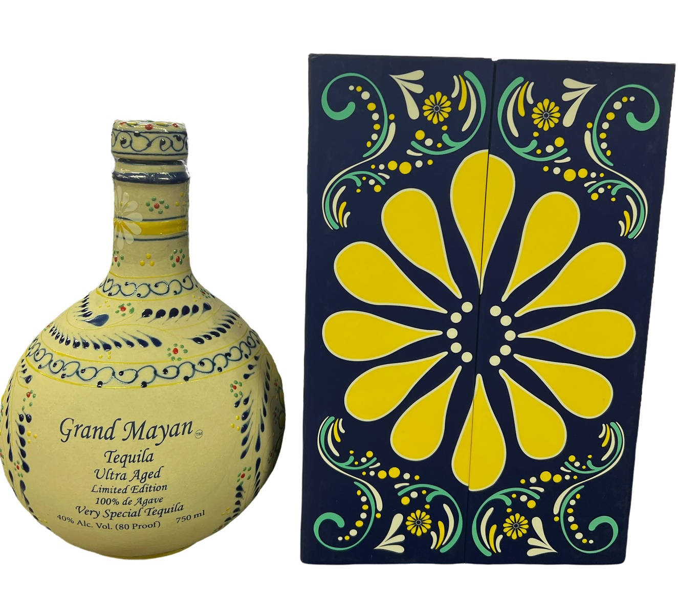Grand Mayan Silver Tequila Ultra Aged Flower Box Picture