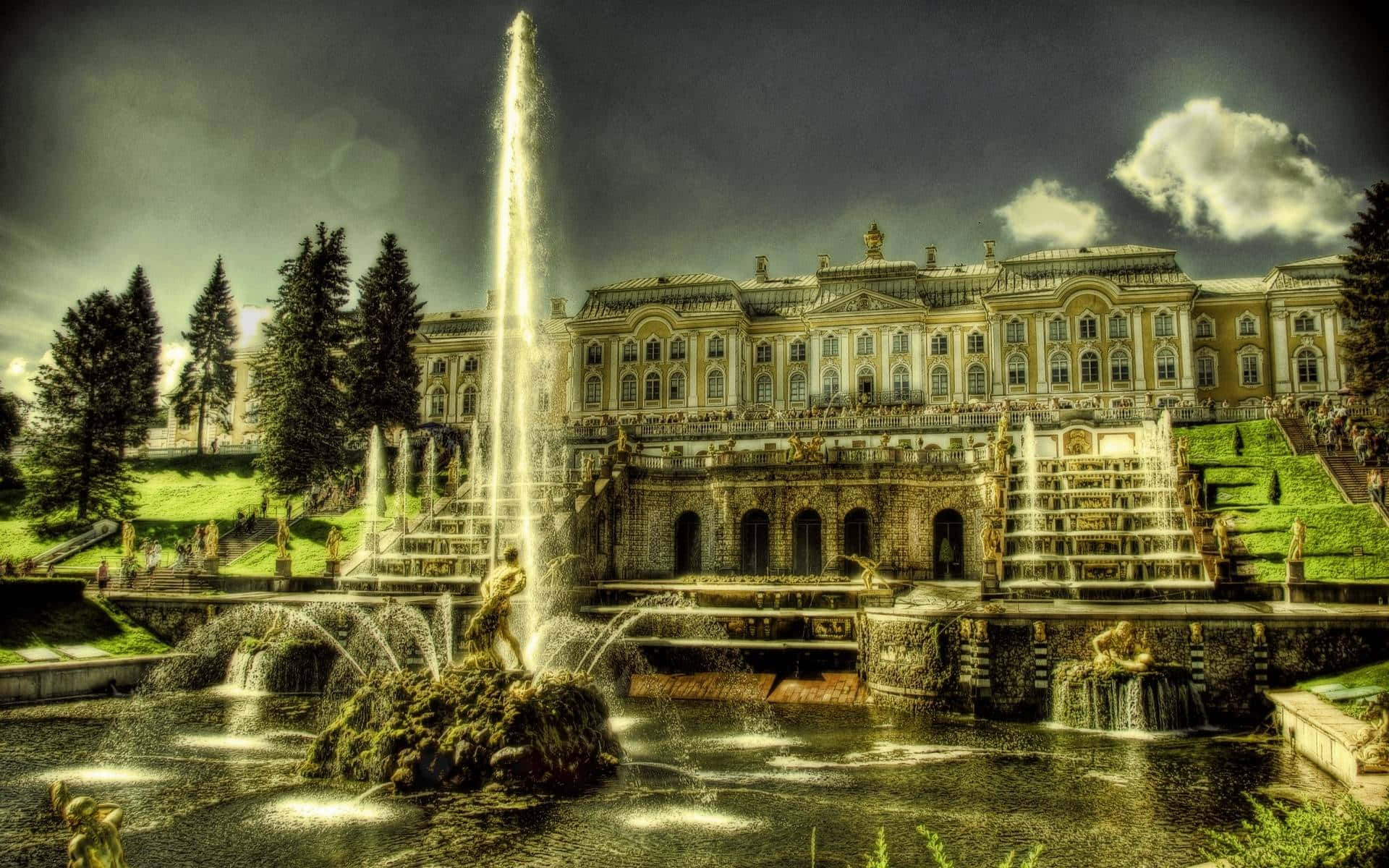 Grand Palace Fountain Splendor.jpg Wallpaper