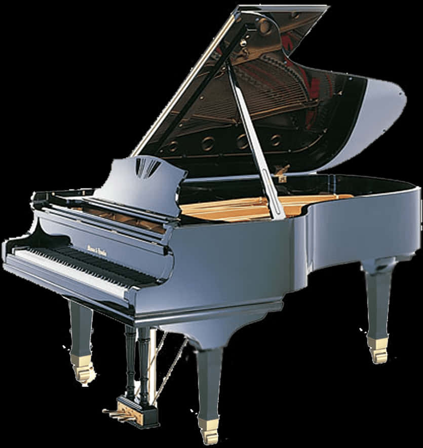 Grand Piano Elegance PNG