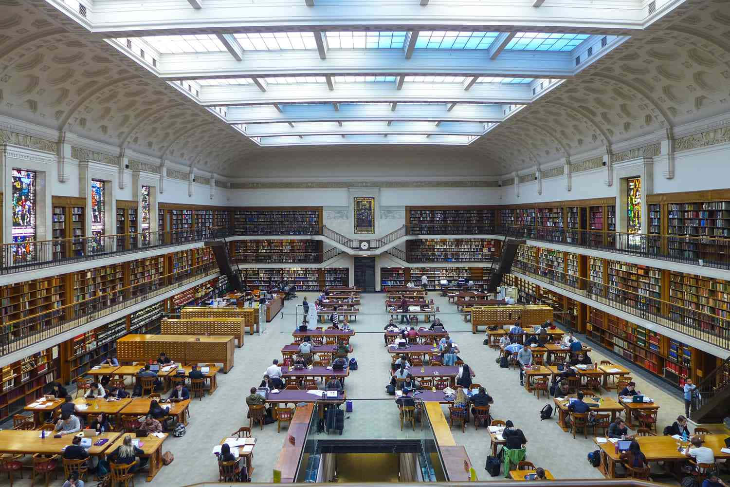 Grote Leeszaal Staatsbibliotheek Achtergrond