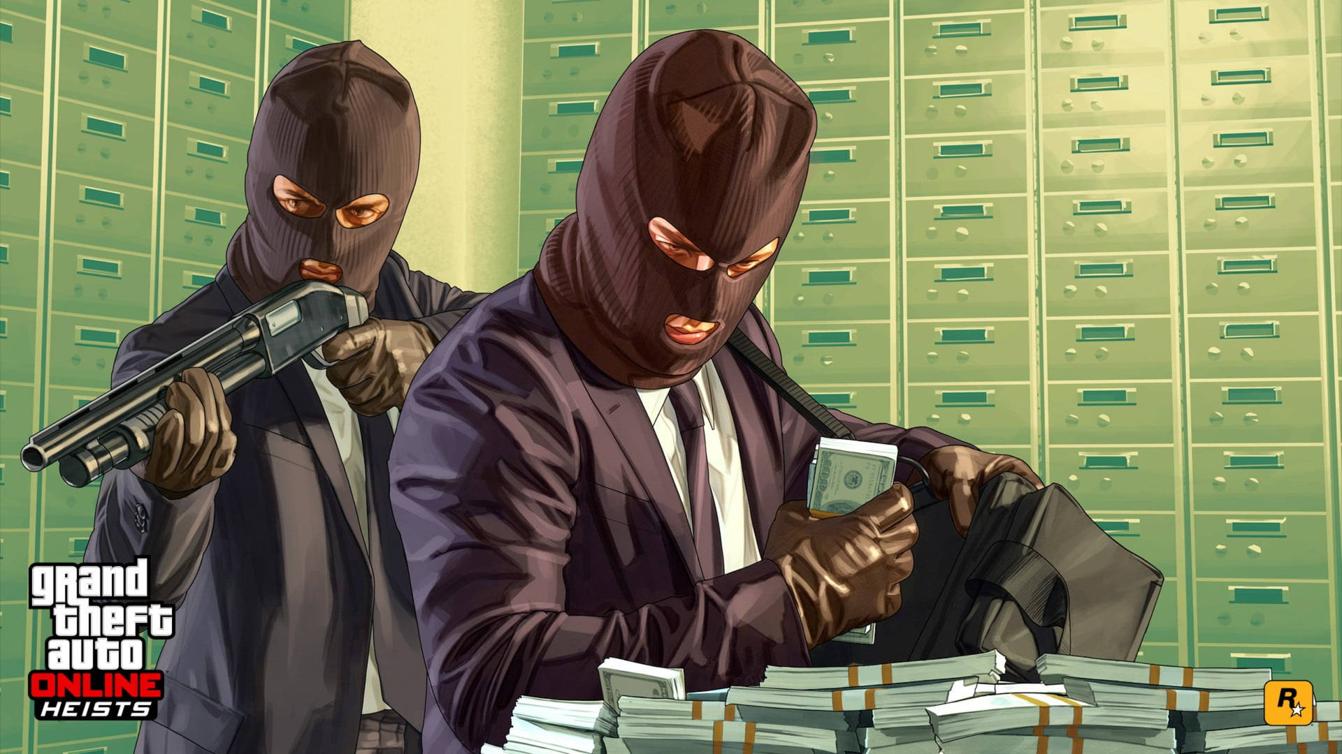 Grand Theft Auto Bank Robbers Wallpaper