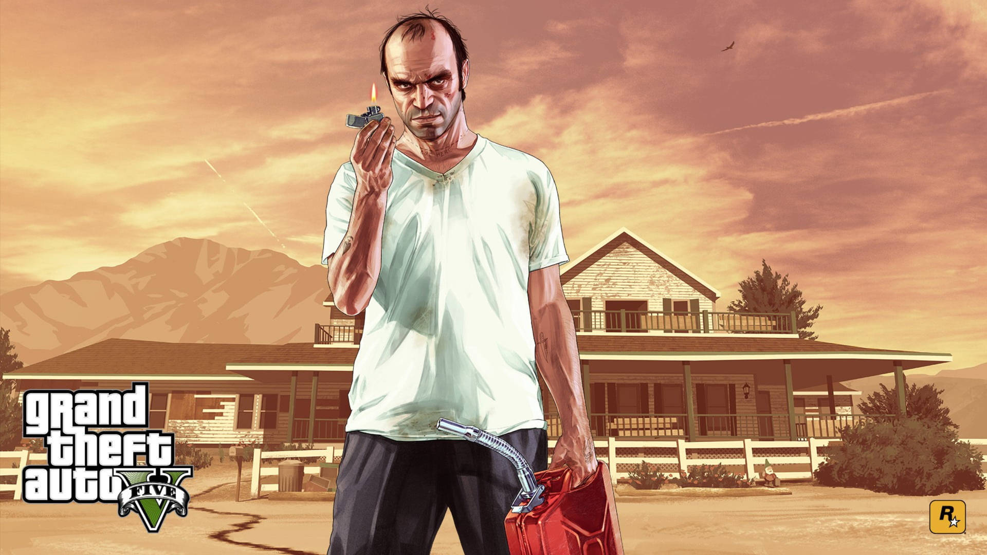 Grand Theft Auto Fem Trevor Philips Tema Wallpaper